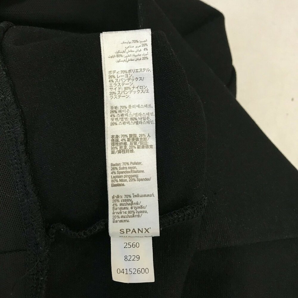 Spanx Assets Red Hot Label Women's Black High Rise Pull On Leggings Size L - Picture 9 of 9